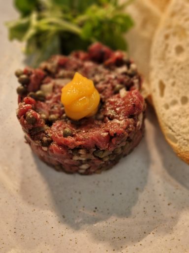 Venison tartare Halse private chef